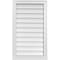 Ekena Millwork Vertical Surface Mount PVC Gable Vent w/ 2"W x 2"H , Brickmould Sill Frame, 20"W x 34"H GVPVE20X3403SN - alternate 1